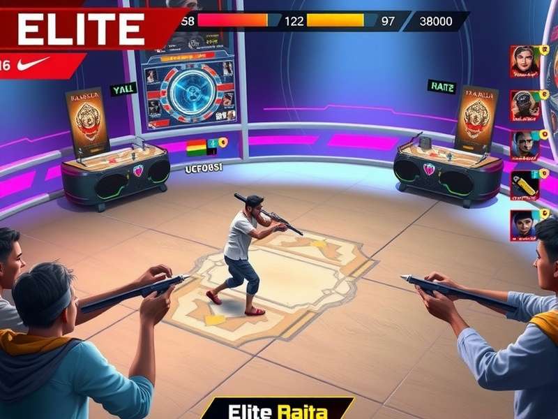 Elite Raita gameplay screenshot showing Raita Battle arena